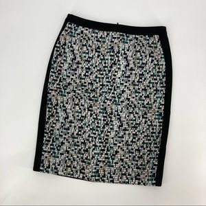 Hugo Boss Embroidered Pencil Skirt - Size 6